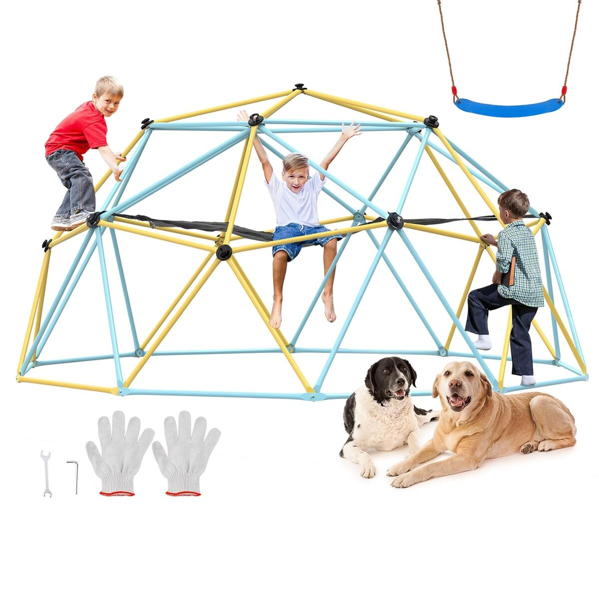 Test du dôme d'escalade VEVOR pour enfants : ludique et robuste