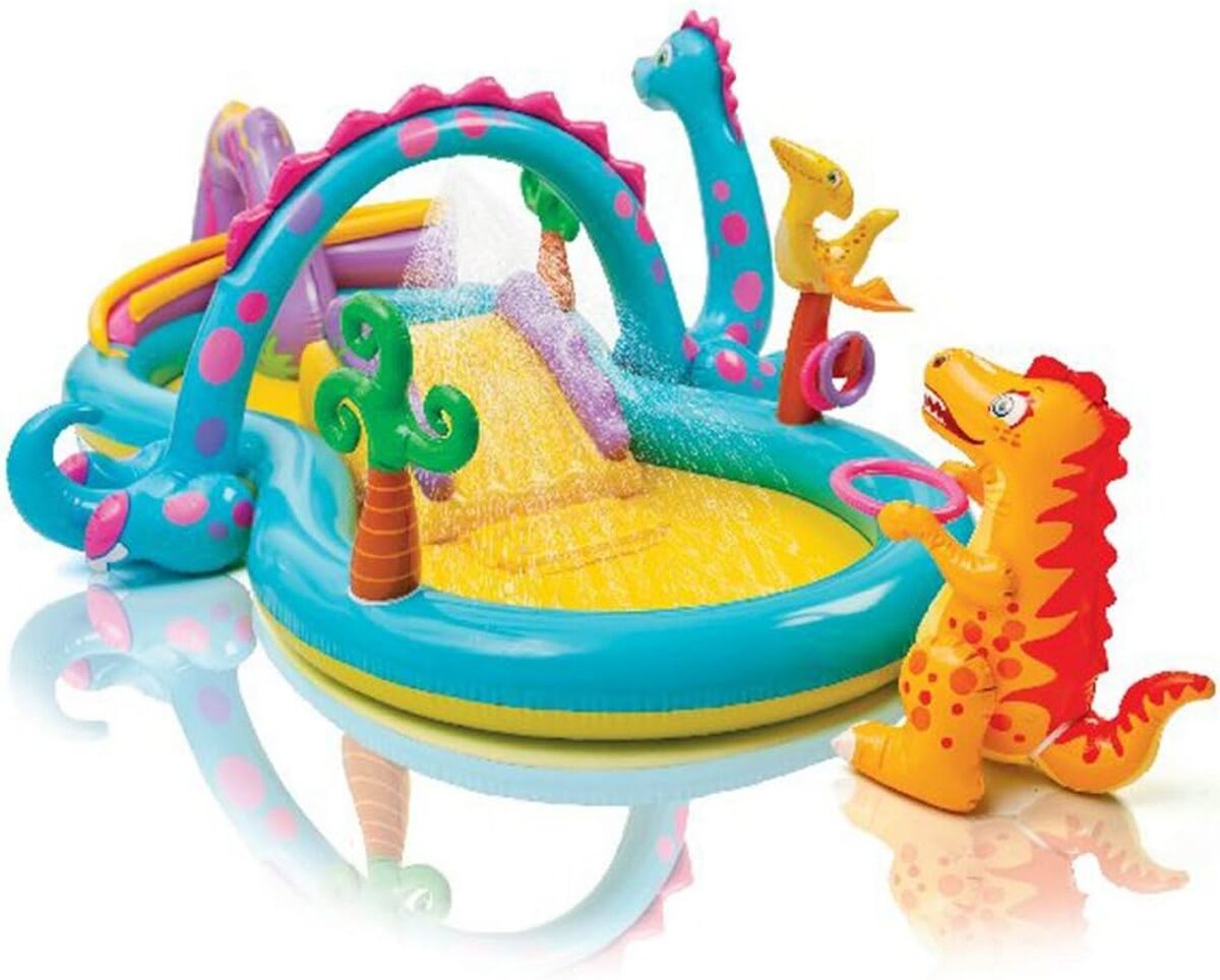 Test : piscine gonflable Intex Dinoland 57135EP