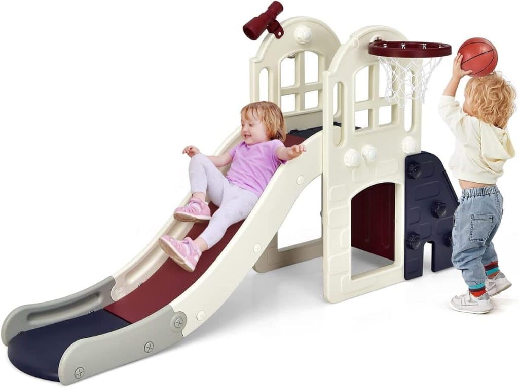 Test du toboggan enfants 6 en 1 de Costway : glisse et amusement garantis