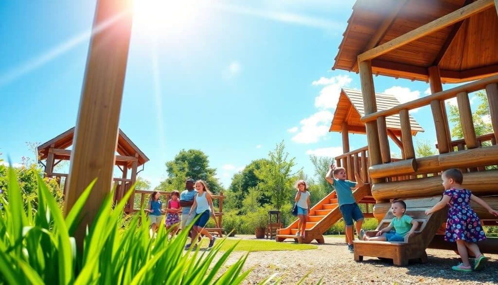 Aires de jeux : installations écologiques pour le jardin