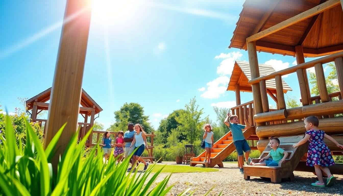 Aires de jeux : installations écologiques pour le jardin