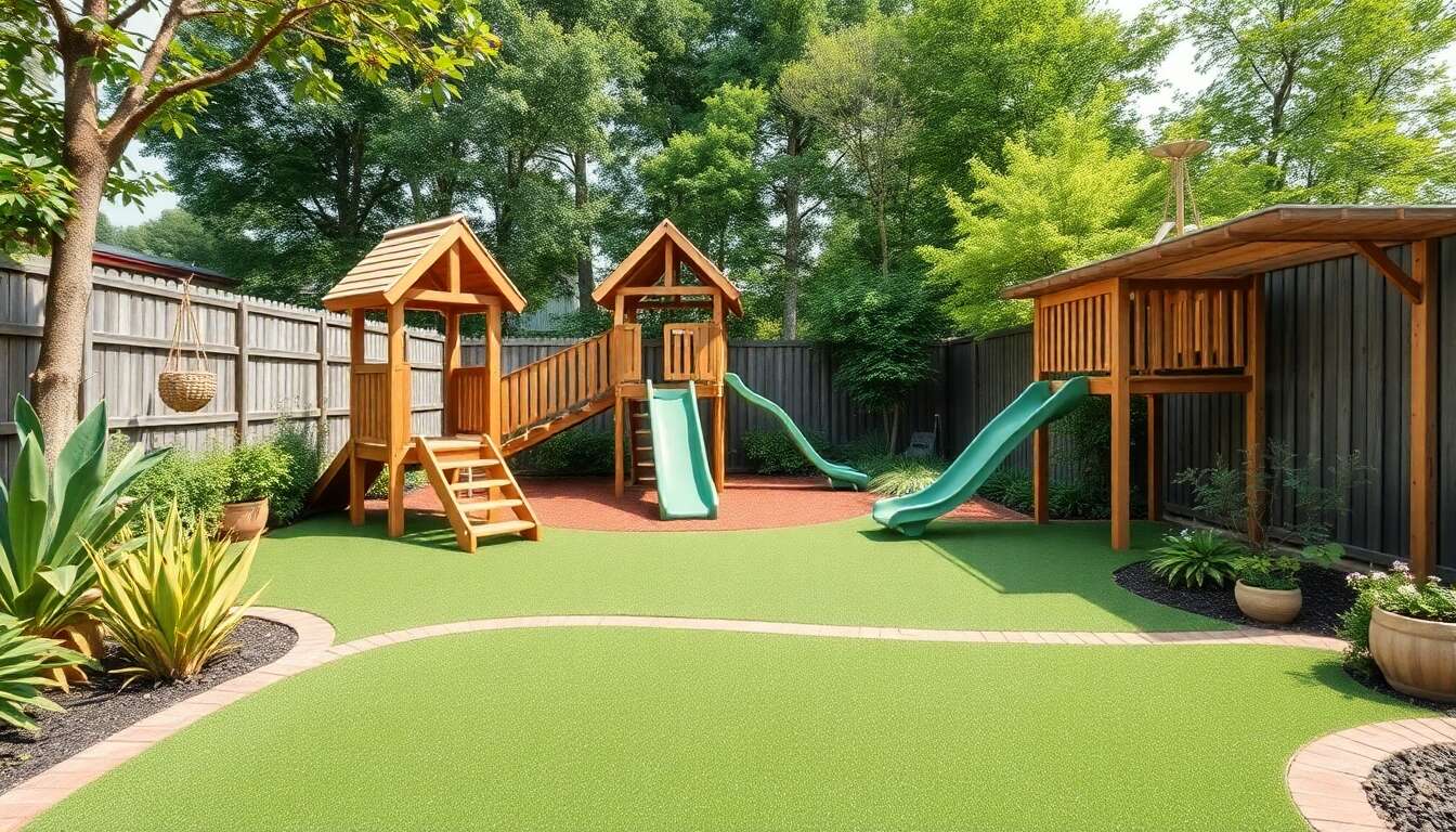 Mat&eacute;riaux &eacute;cologiques pour aires de jeux