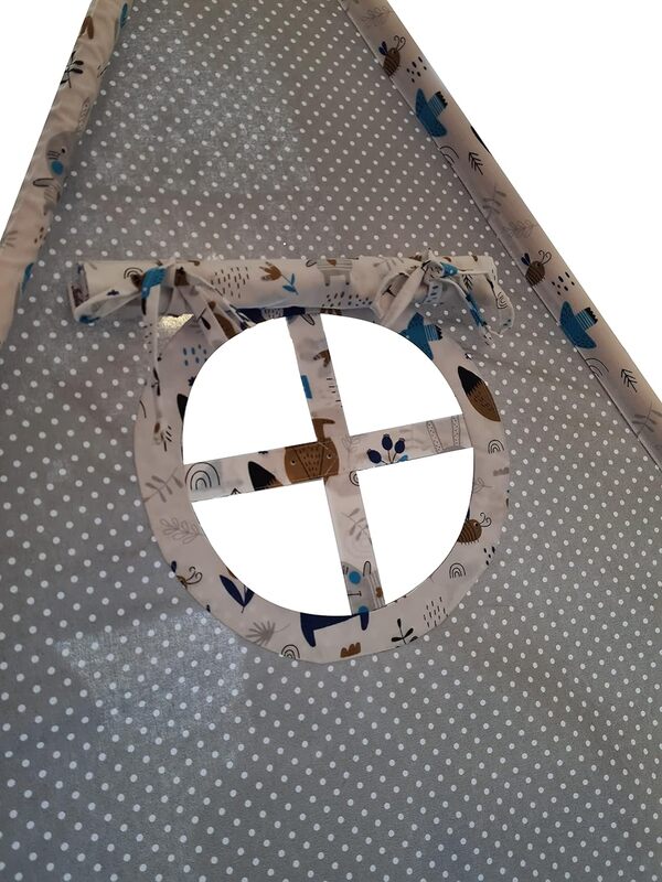 Tente de jeu, tipi, pour enfants - Pour l'intérieur et l'extérieur - Avec fenêtre et accessoires