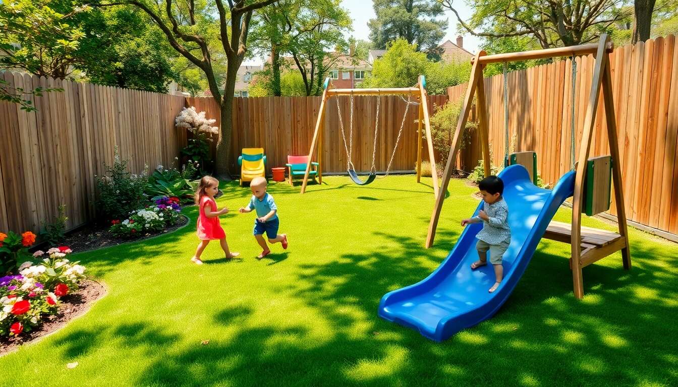 Choisir l'emplacement id&eacute;al pour votre aire de jeux