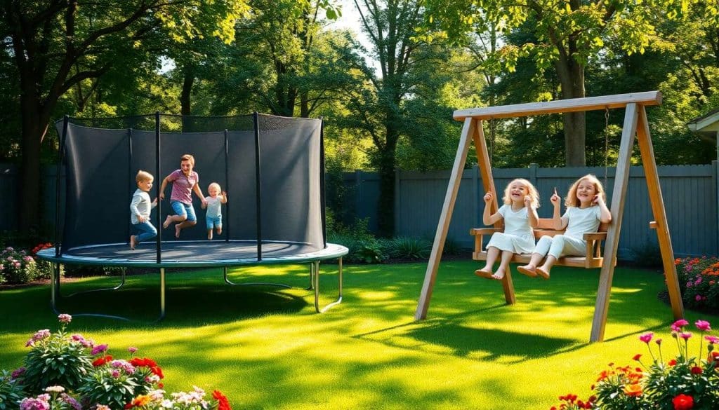 Trampoline ou balançoire : quel choix pour votre jardin ?