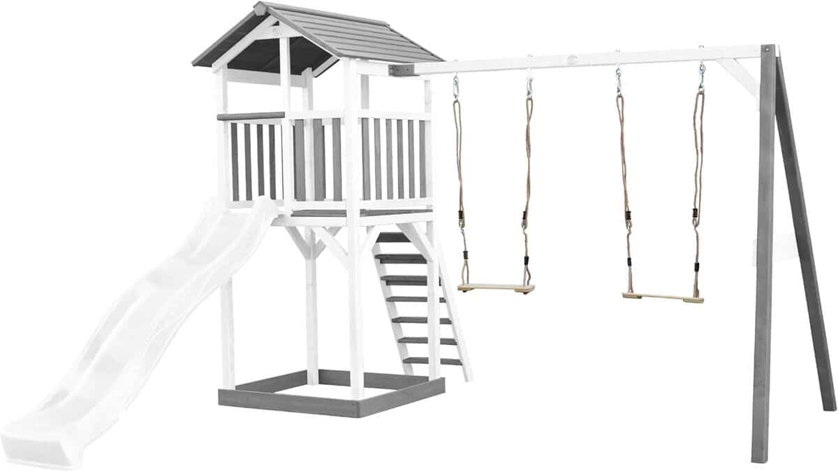 Test : aire de jeux AXI Beach Tower avec toboggan et balançoire