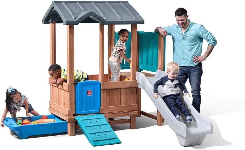 Test de la maison enfant Step2 Woodland Adventure avec toboggan