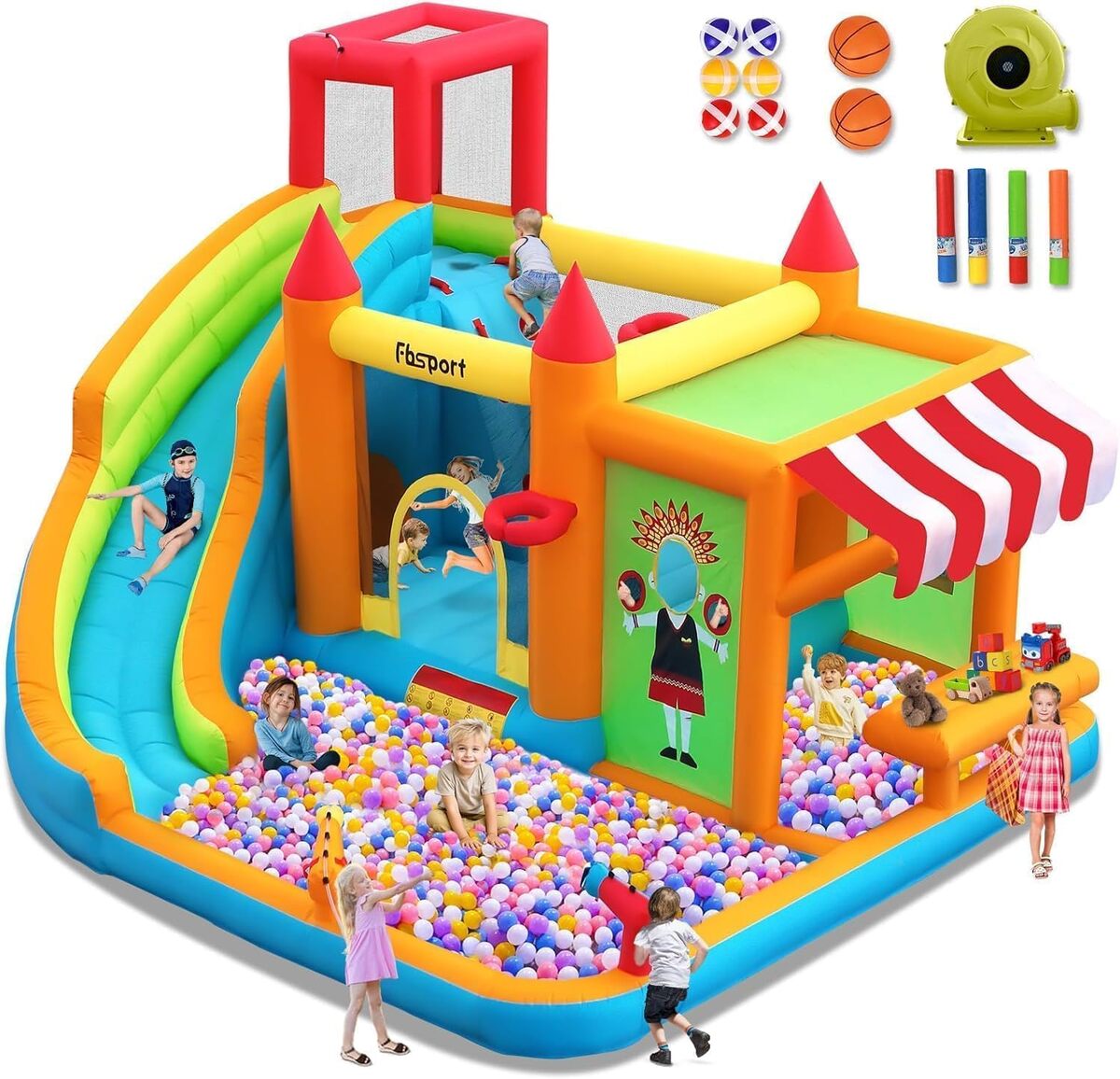 Test du château gonflable FBSPORT : le meilleur cadeau pour vos enfants