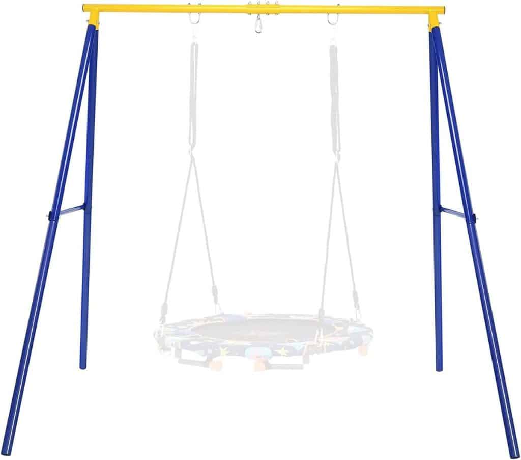 Test du portique COSTWAY 6 en 1 : balançoire extérieure pour enfants
