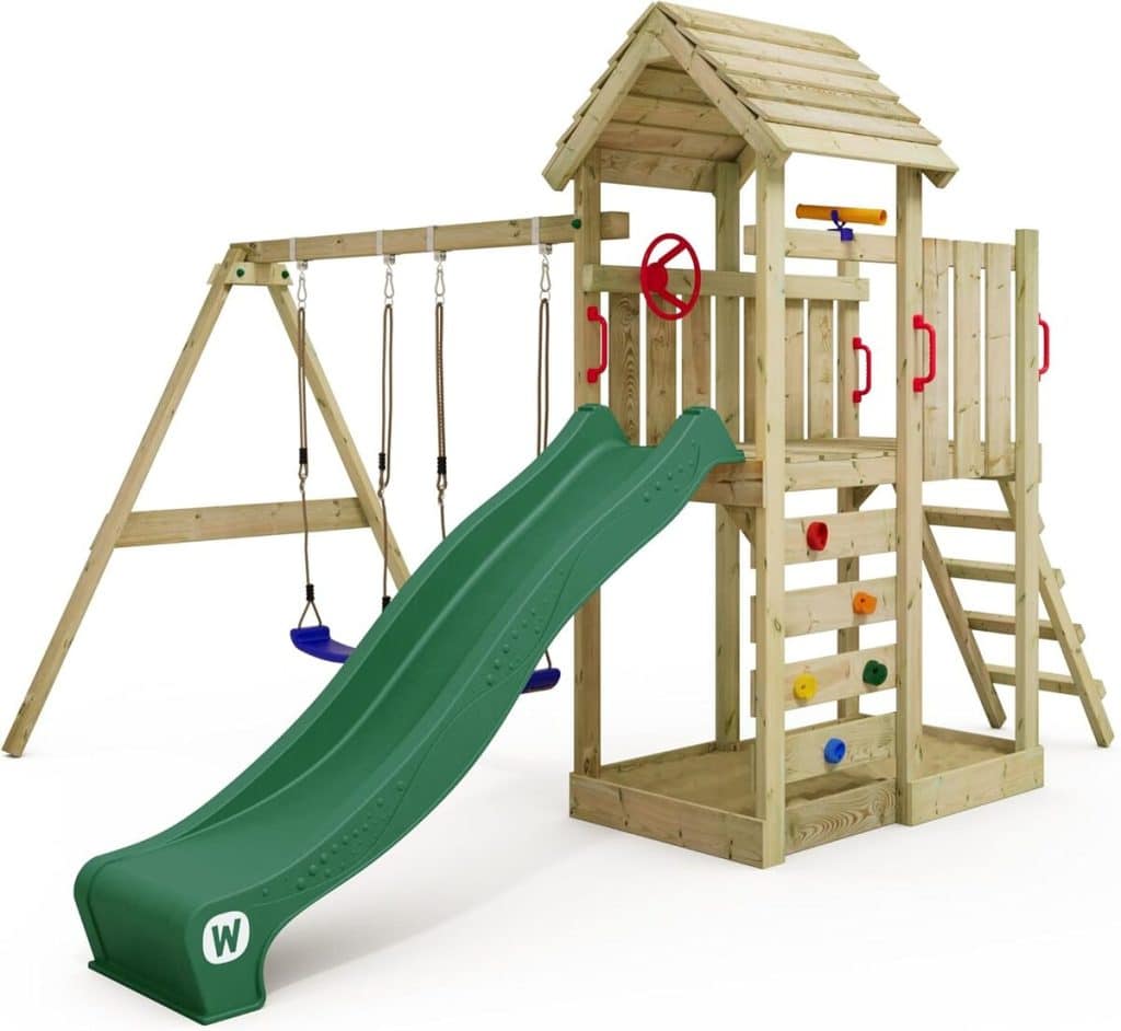 Test du portique MultiFlyer Wickey : l'aire de jeux parfaite pour votre jardin