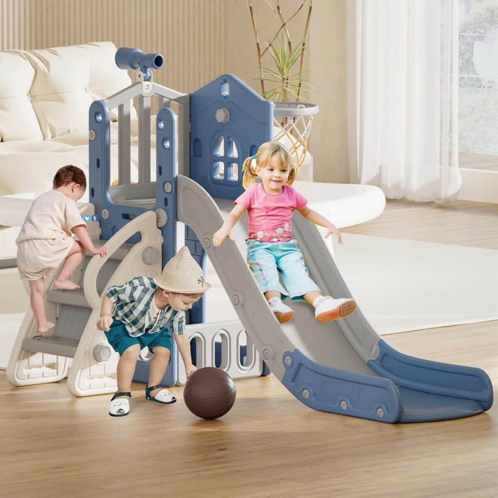 Test du toboggan FAYDUDU 5 en 1 : un espace de jeu complet pour les petits aventuriers