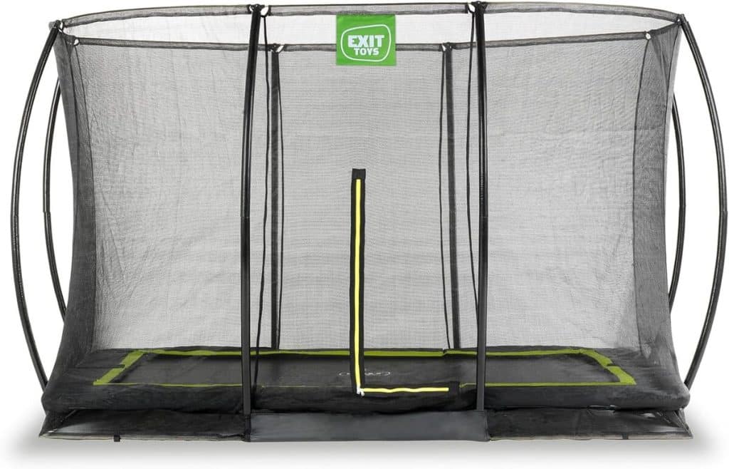 Test du trampoline enterré EXIT TOYS Silhouette : sécurité et performance