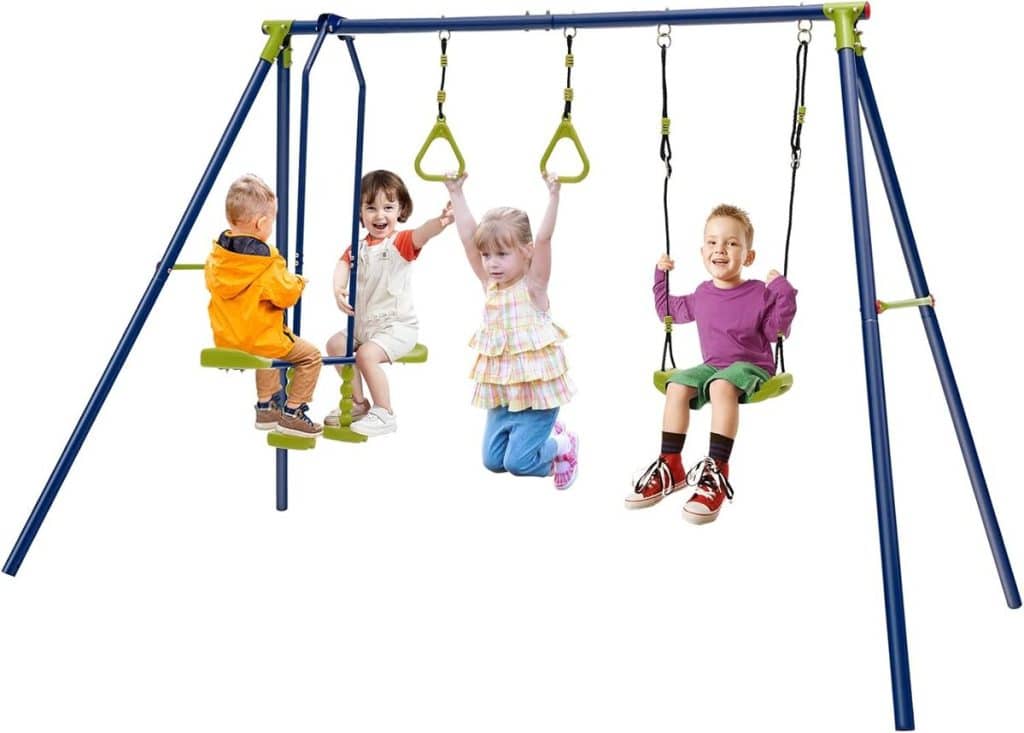 Test : portique balançoire Costway pour enfants