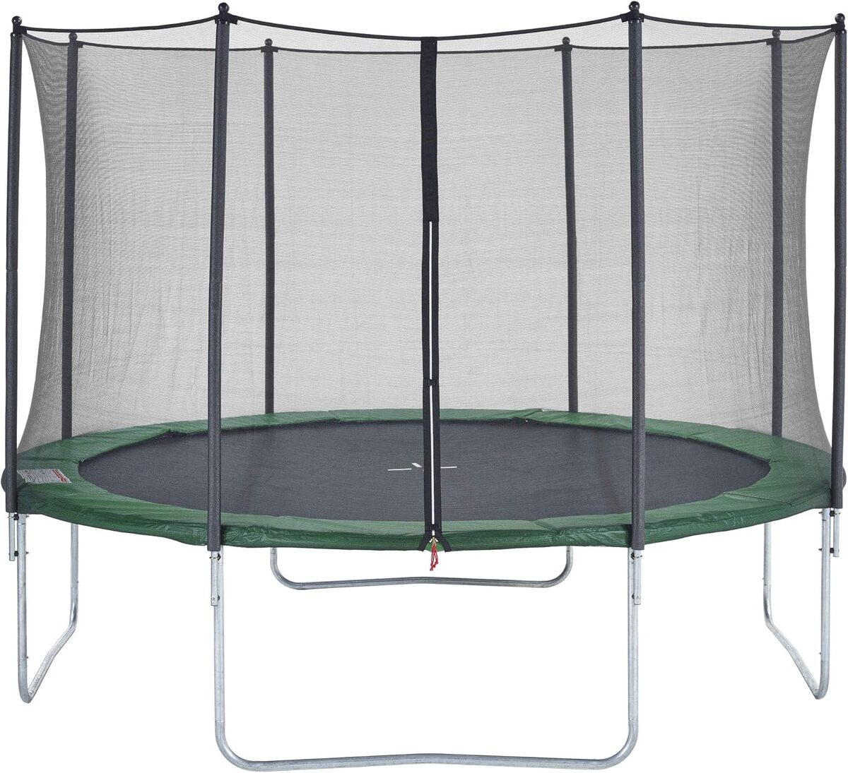 Test : trampoline extérieur enfant CZON 430 cm vert