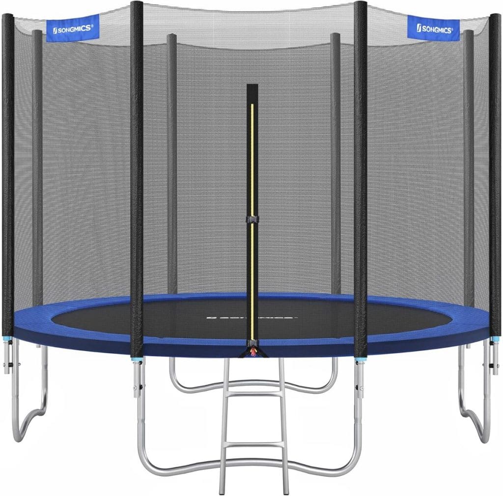 Test : trampoline SONGMICS Ø 305 cm, sécurité enfant et robustesse