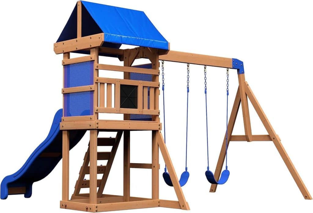 Test : aire de jeux Backyard Discovery Aurora pour l'extérieur
