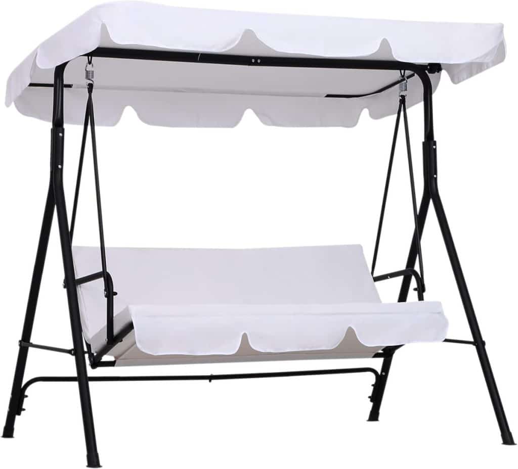 Test de la balancelle de jardin Outsunny 3 places : confort et élégance