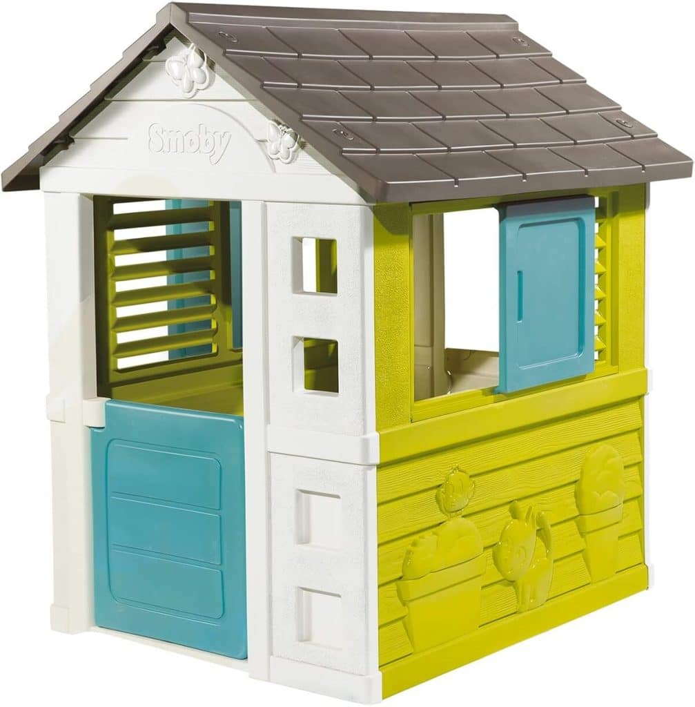 Test de la maison Pretty Smoby : cabane enfant et volets coulissants