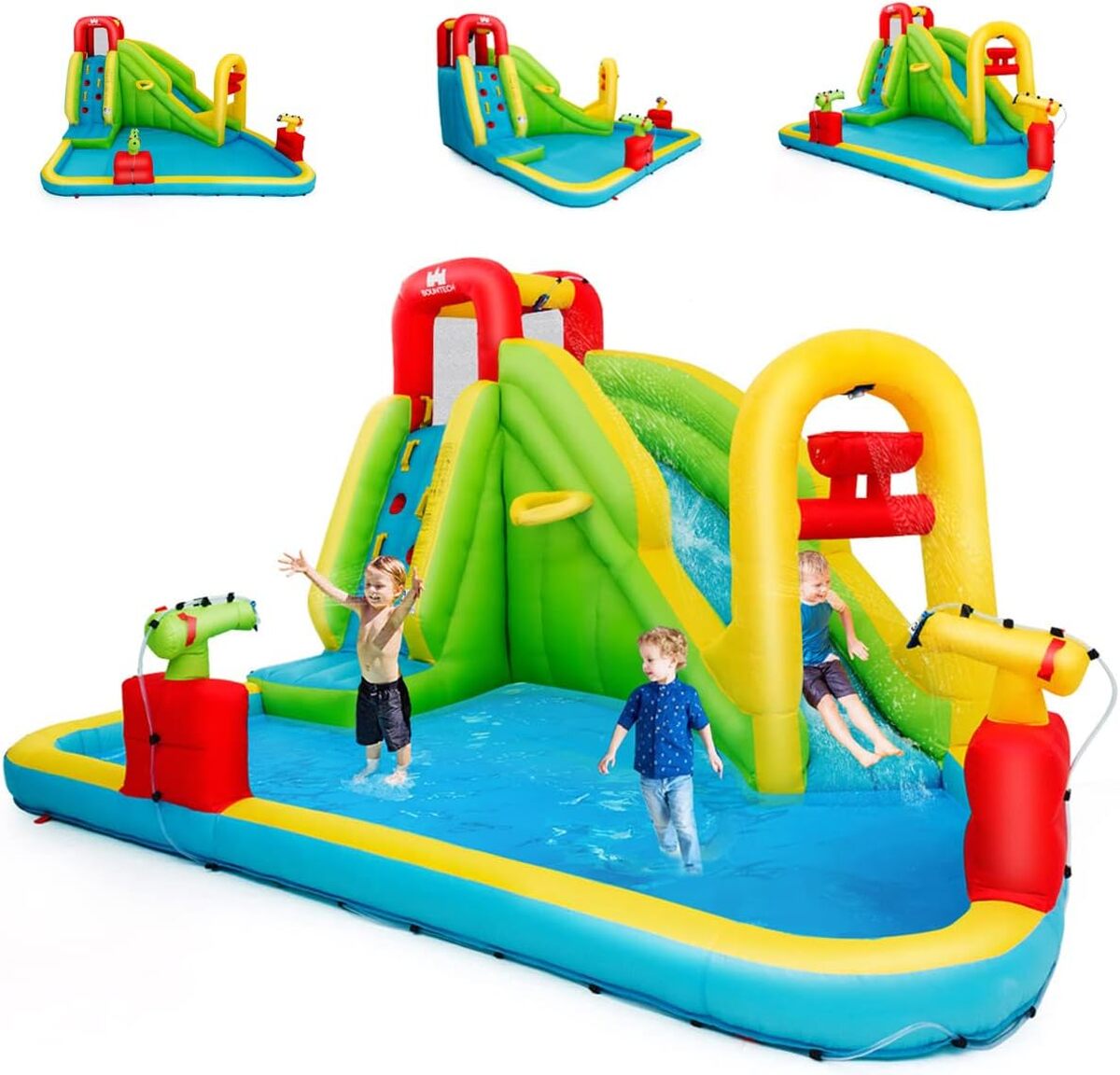 Test du château gonflable aquatique Costway : amusement garanti pour les enfants