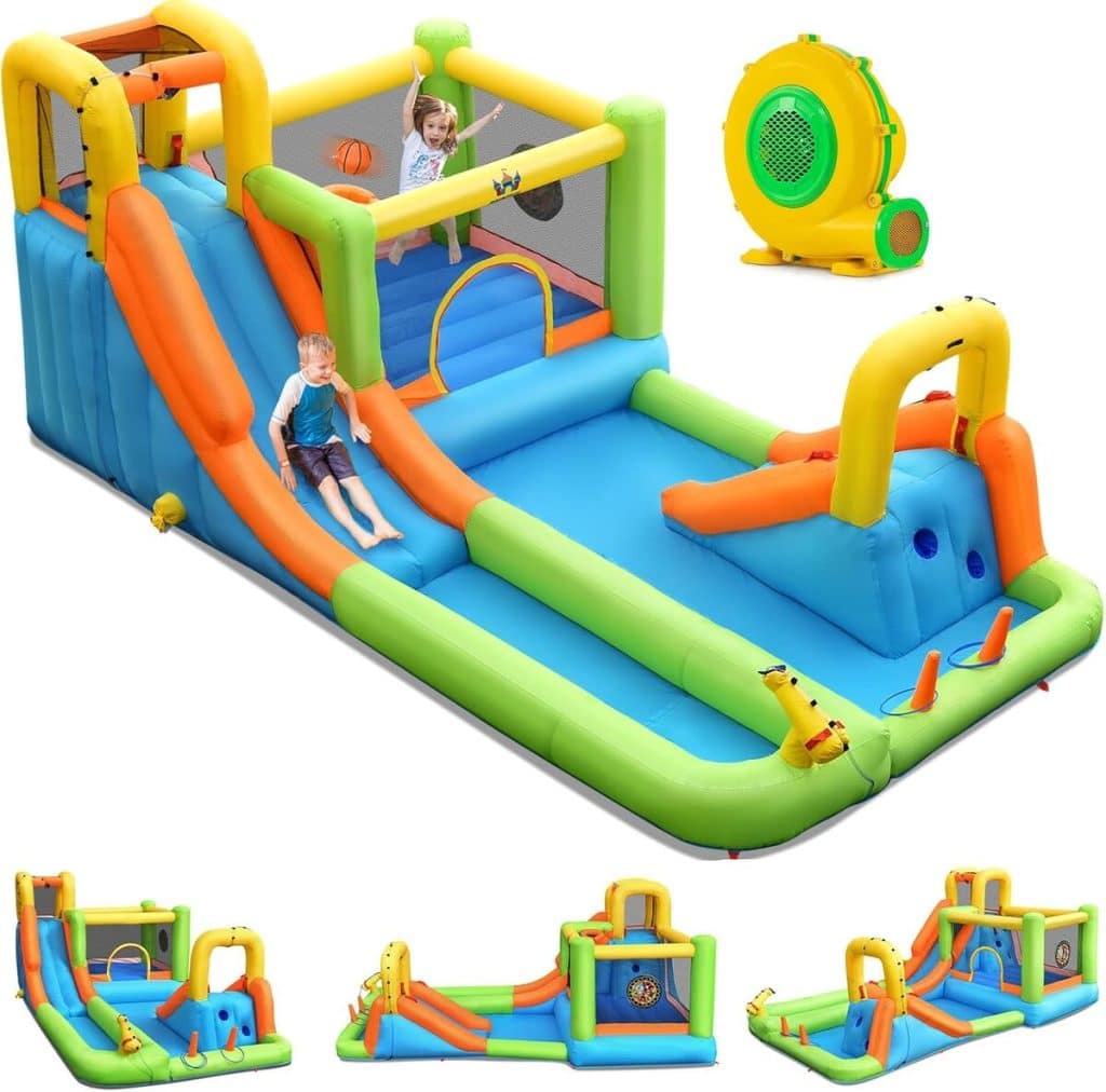 Test du château gonflable aquatique Goplus