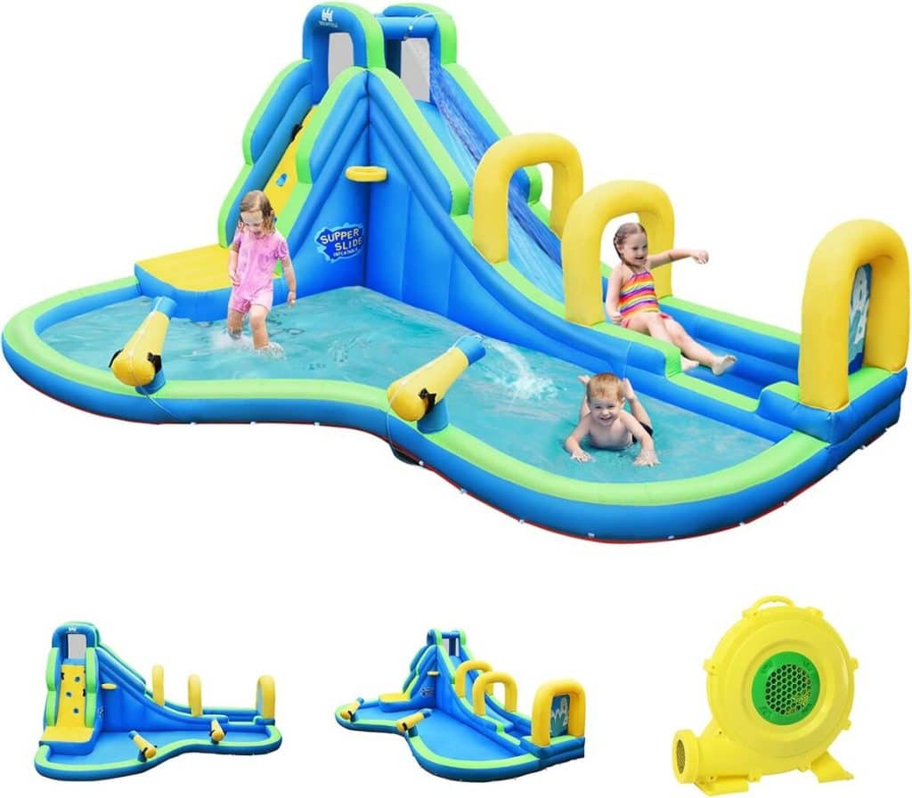 Test du château gonflable Goplus : des heures de fun aquatique pour les enfants