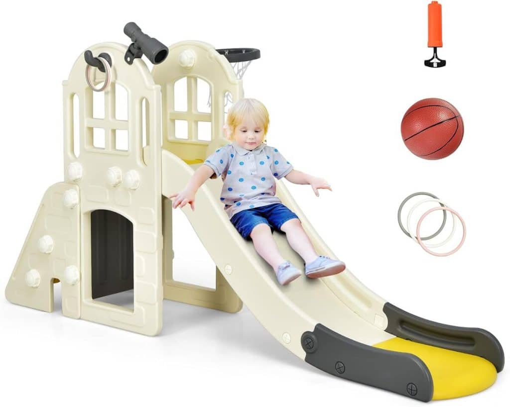 Test du toboggan DREAMADE 6 en 1 pour enfants
