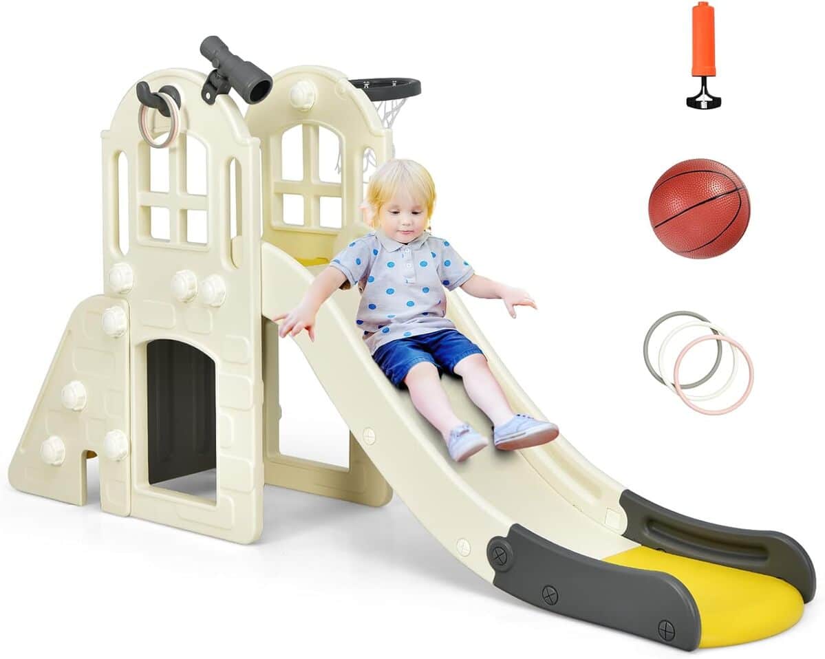 Test du toboggan DREAMADE 6 en 1 pour enfants