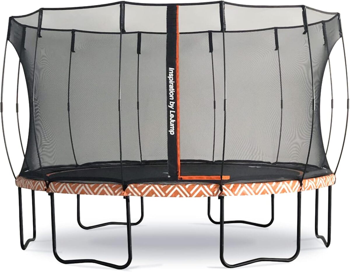 Test du trampoline LeJump Zéro-Ressort : sécurité et fun au jardin