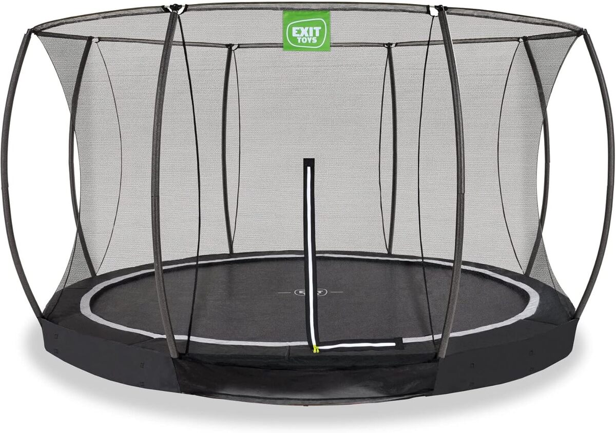 Test : trampoline rond encastrable EXIT Toys Black Edition ø366cm