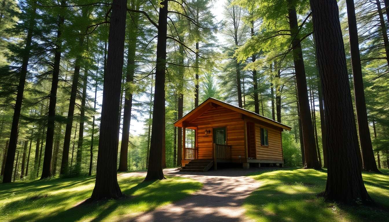 Choisir l'emplacement id&eacute;al pour la cabane en bois