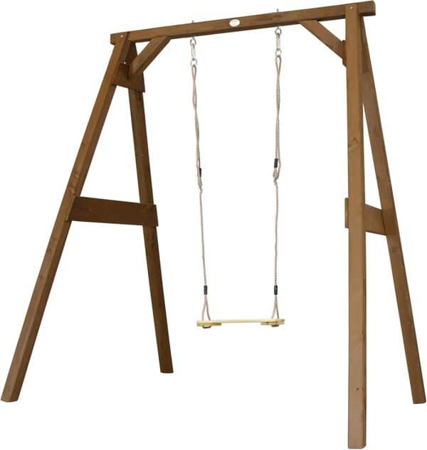 AXI Portique en Bois FSC - Balançoires Enfant en Marron | Balançoire pour Enfants pour l'extérieur/Le Jardin