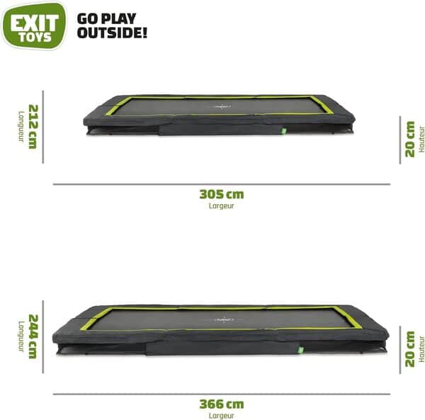 EXIT - Silhouette Ground Sports Trampoline