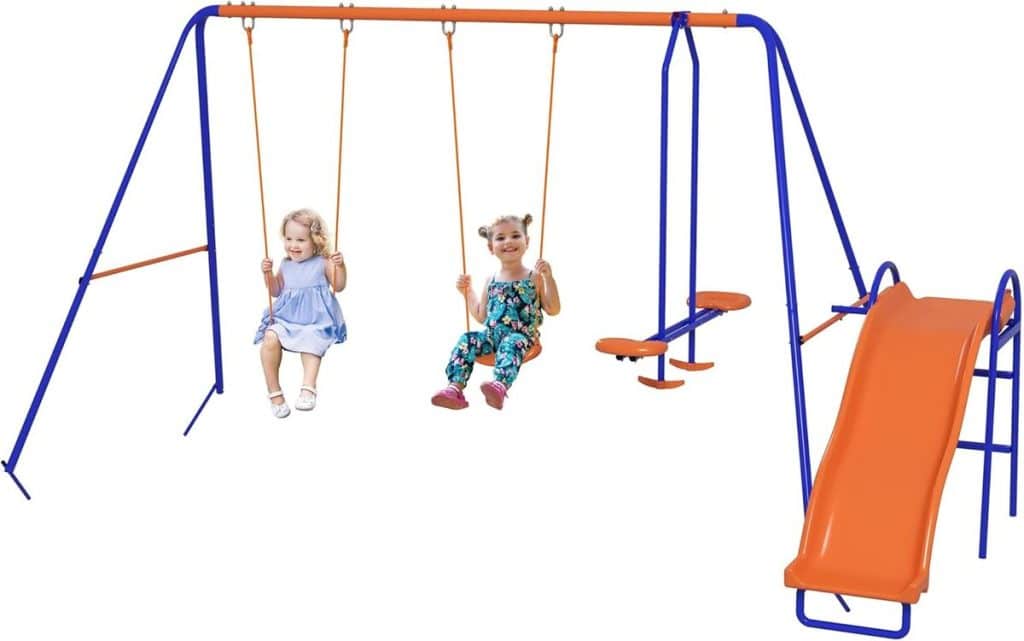 Test de la balançoire enfant Outsunny 4 en 1 : amusement garanti !