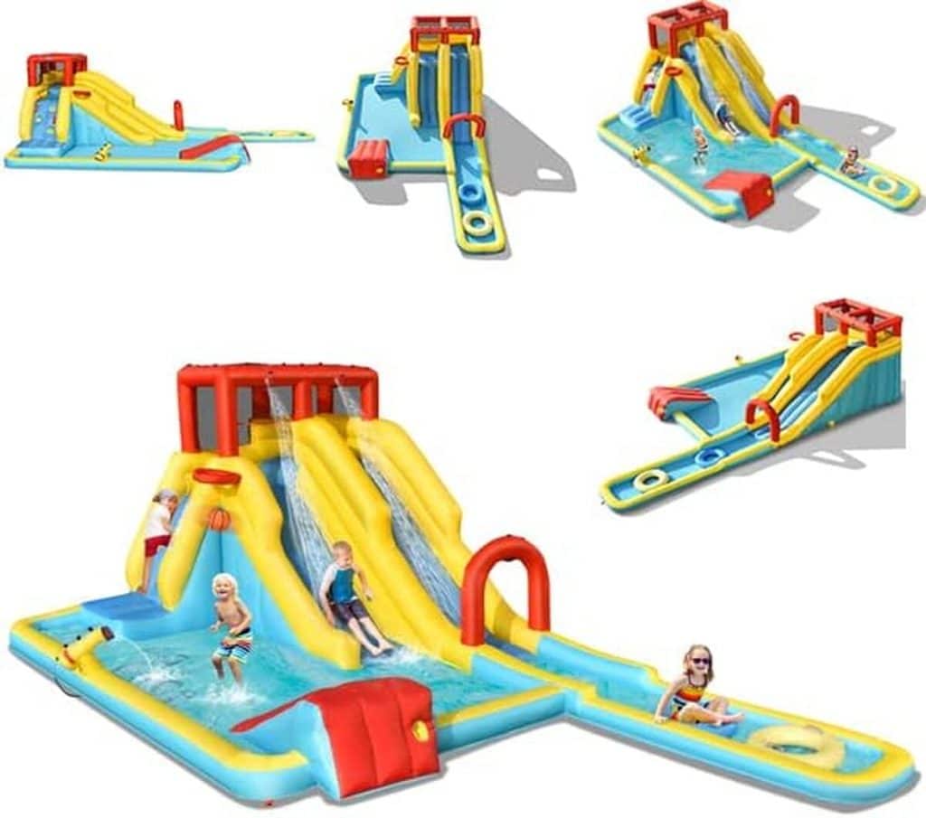 Test du château gonflable Costway 8 en 1 : amusement garanti pour les enfants