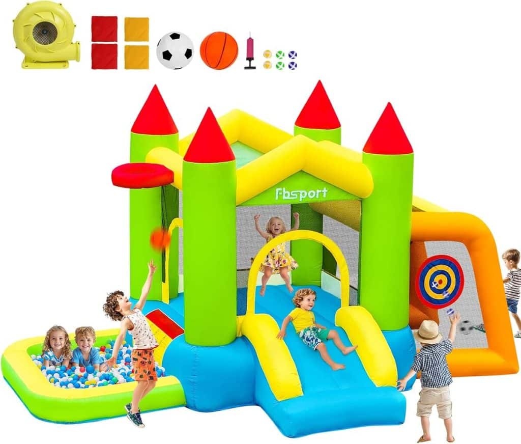 Test du château gonflable FBSPORT pour enfants : amusement garanti !