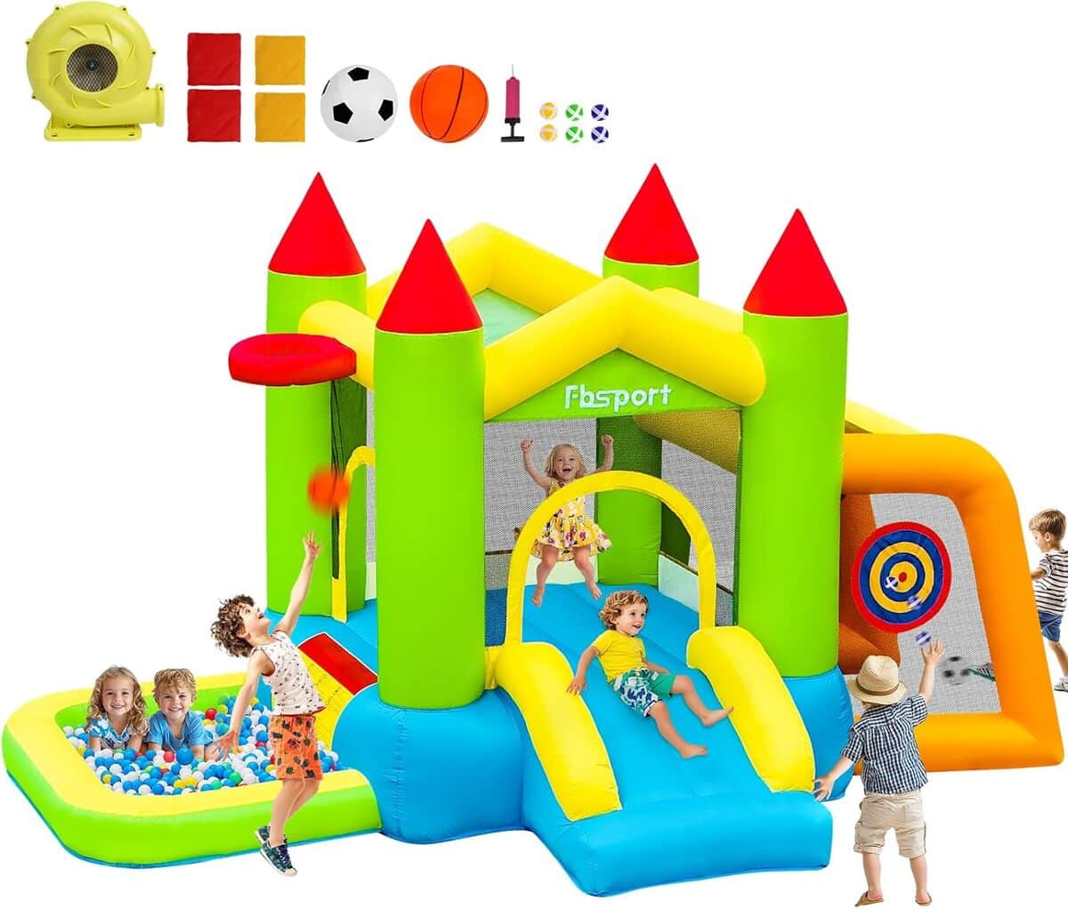Test du château gonflable FBSPORT pour enfants : amusement garanti !