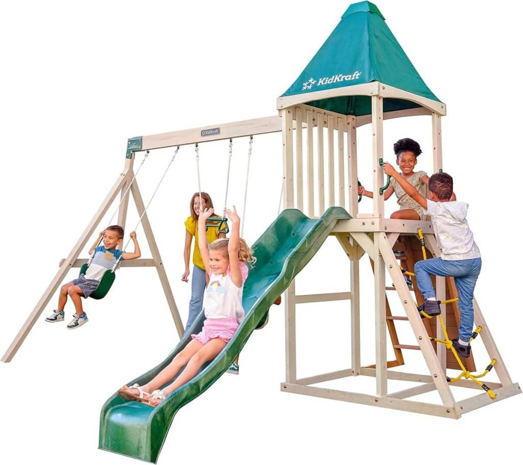 Test du KidKraft Emerald : aire de jeux complète pour enfants
