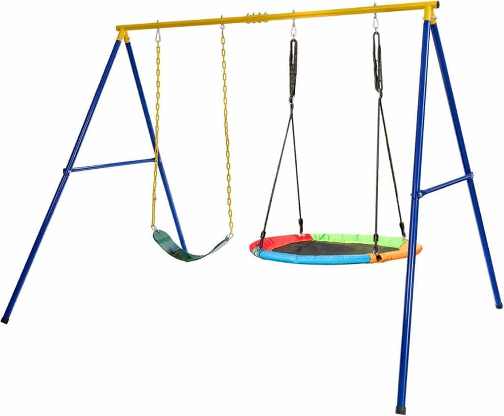 Test du set de balançoire extérieur Goplus : amusement pour tous