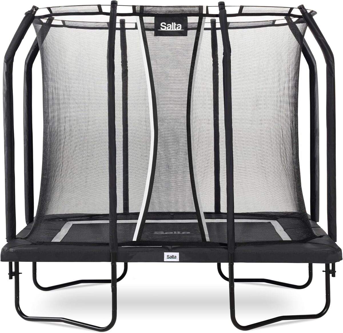 Test du trampoline Salta Premium Black Edition : sécurité et performance