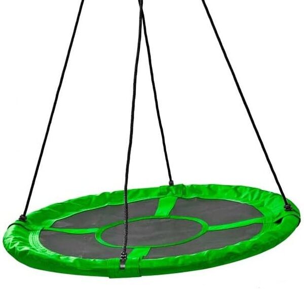 K-Sport : Balançoire de Jardin pour Enfants avec balançoire NID I Charge maximale 150 kg I Structure résistante aux intempéries I INCL. ancrage au Sol I Made in EU I