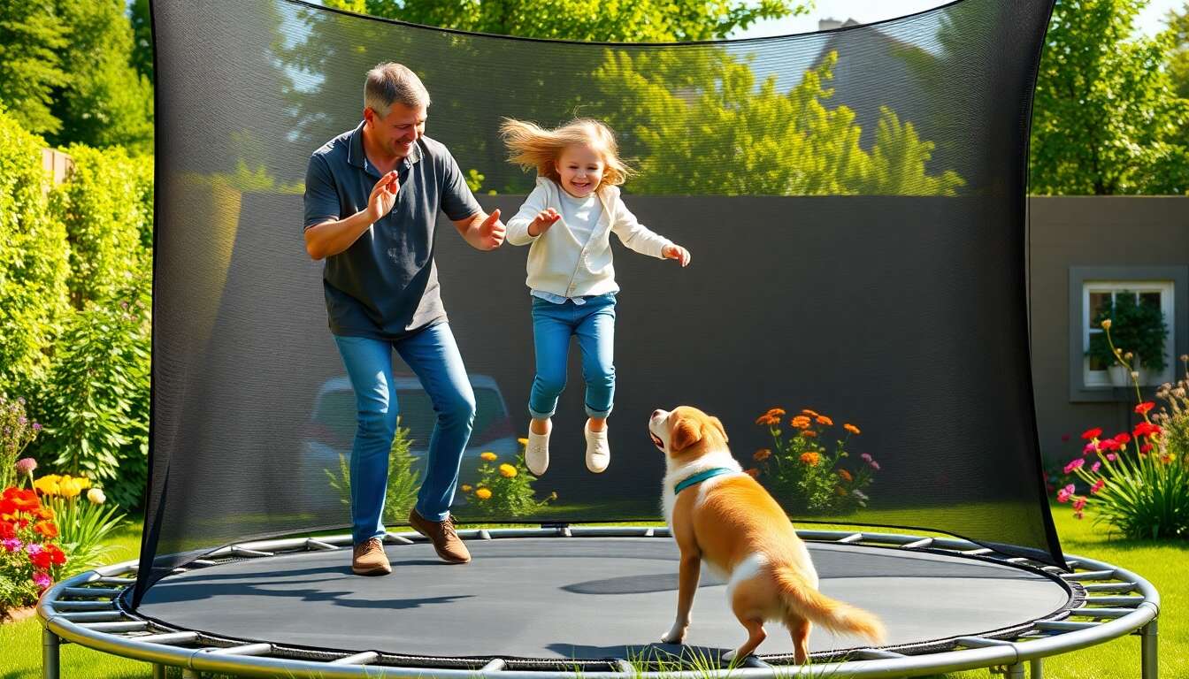 Introduction aux exercices et jeux sur trampoline