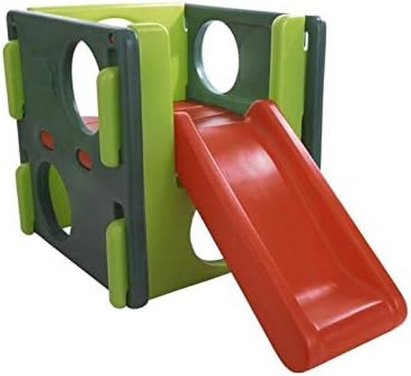 Little Tikes Junior Activity Gym - Grimper, Ramper et Glisser - Le Jeu Actif Favorise le Développement Physique - Utilisation Intérieure ou Extérieure - Evergreen