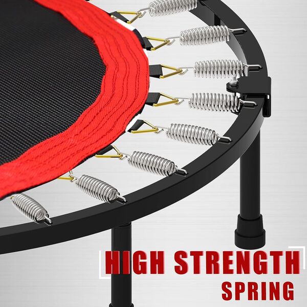 Kanchimi Mini trampoline de fitness pliable avec poignée