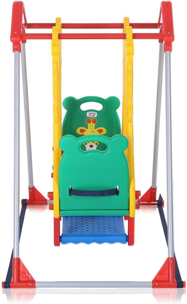 Baby Vivo Aire de Jeux Balançoire pour Enfants Extérieur et à l'Intérieur siège Double Jardin - Zoo