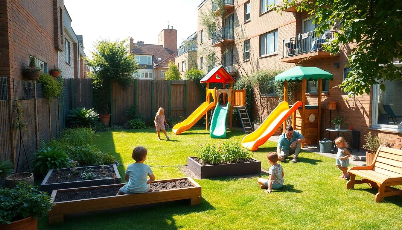 Concevoir une aire de jeux dans un espace restreint Concevoir une aire de jeux dans un espace restreint