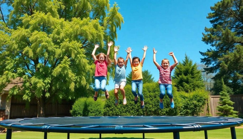 Avantages du trampoline pour le développement psychomoteur des enfants