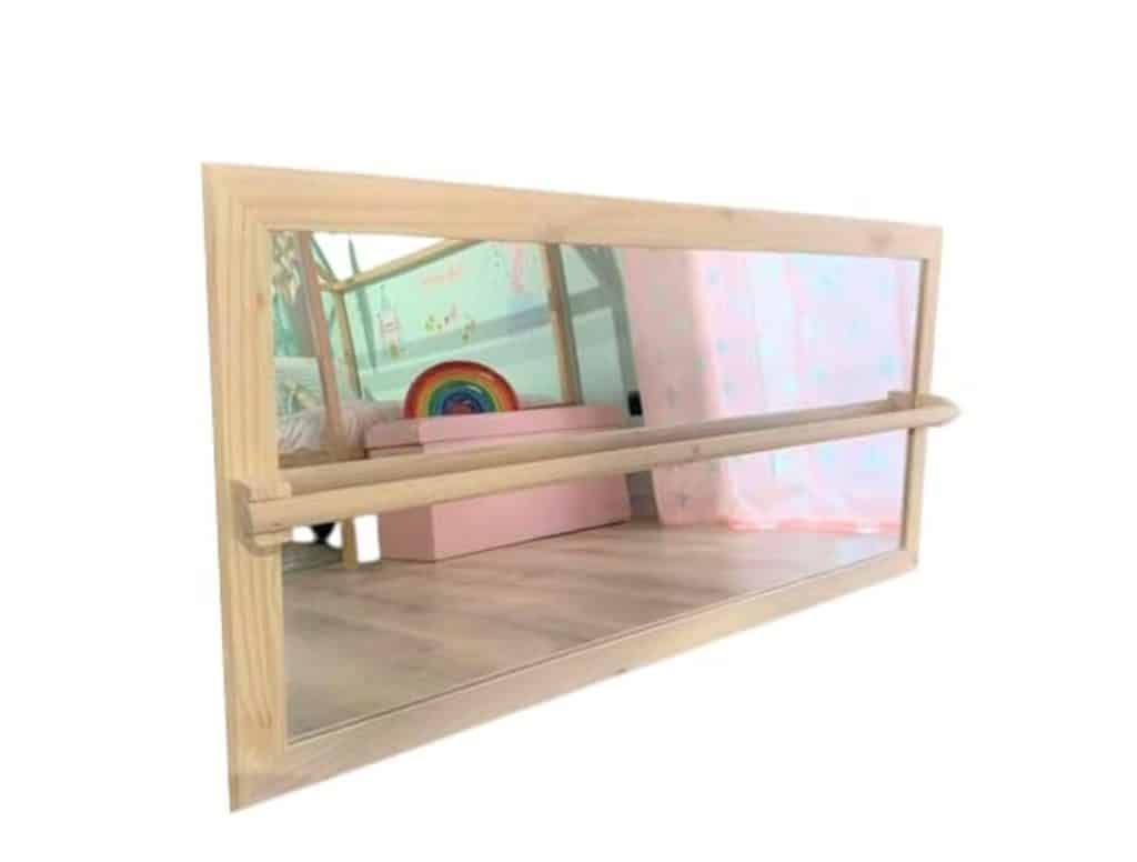 Avis sur le miroir Montessori en bois naturel