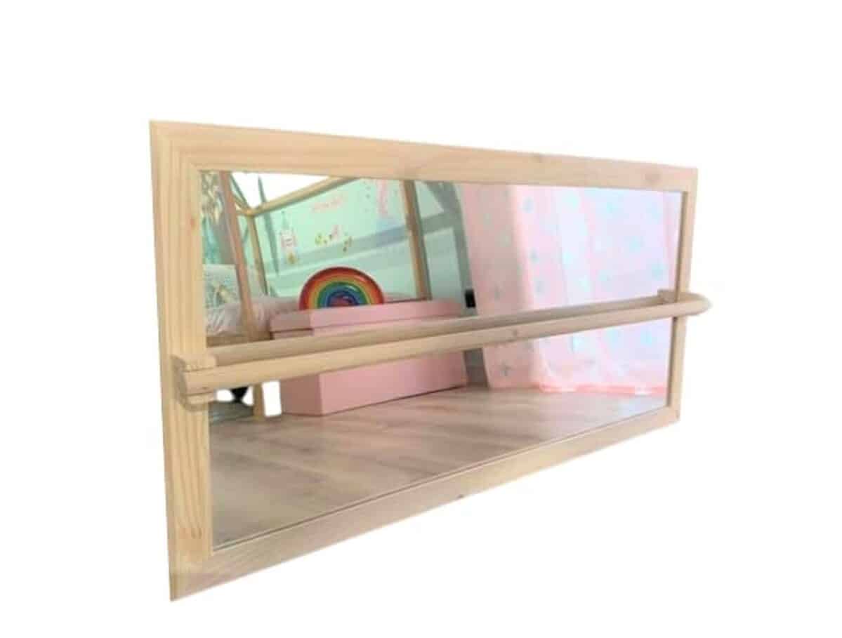 Avis sur le miroir Montessori en bois naturel