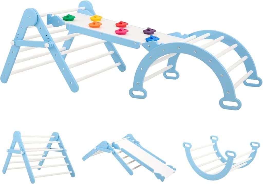 Test de l'arche Montessori d'escalade FUNLIO pour bambins