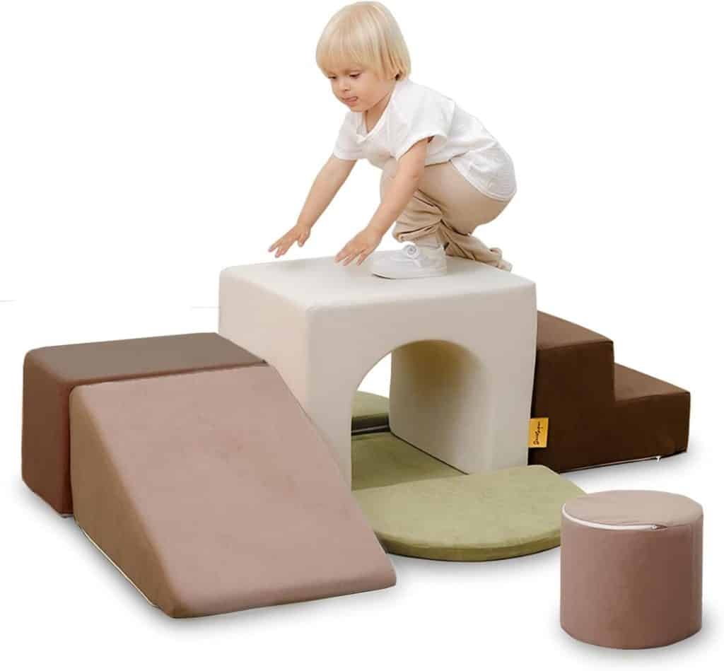Test des blocs d'escalade BanaSuper pour tout-petits